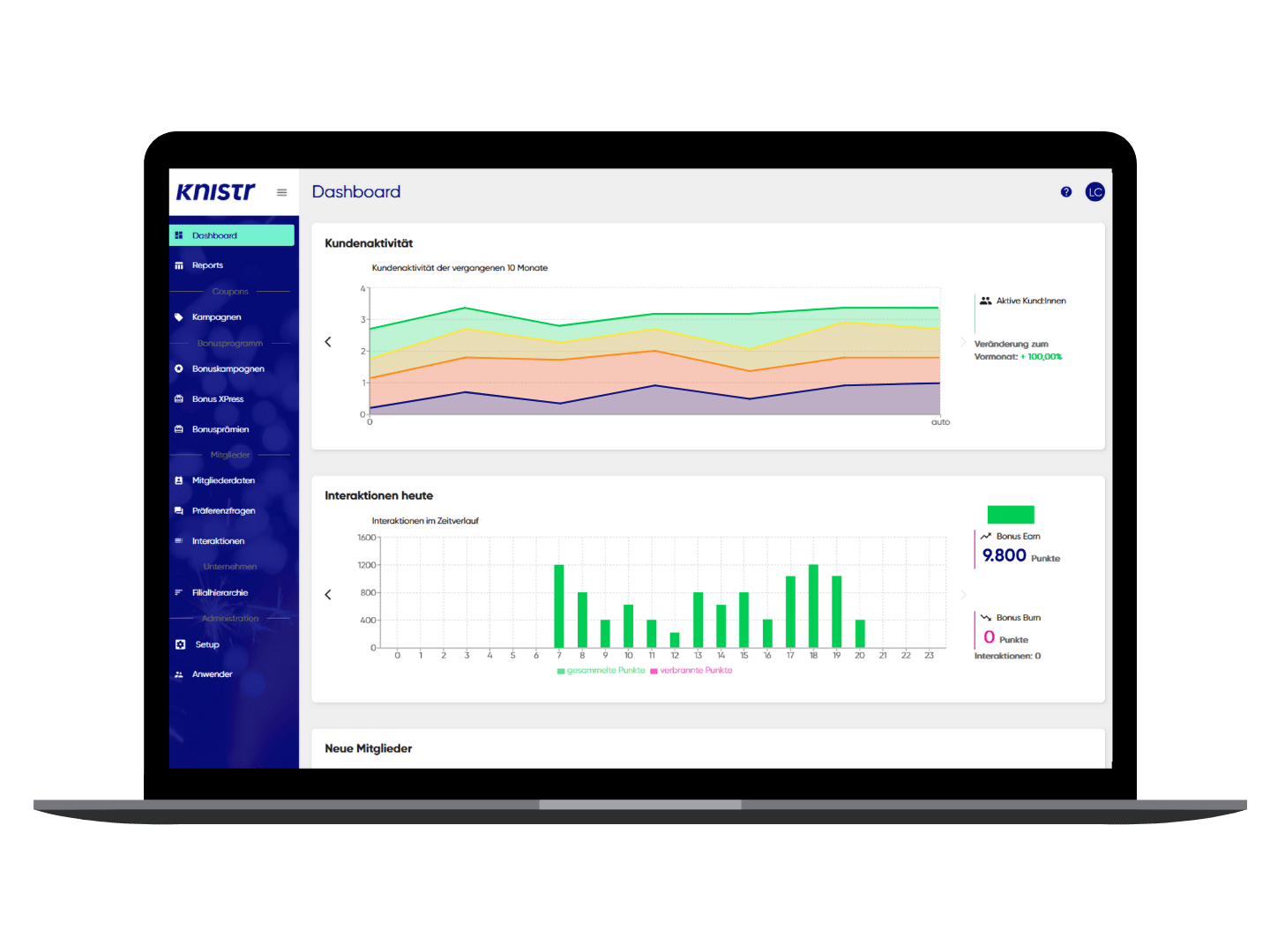 KNISTR Intuitives backend