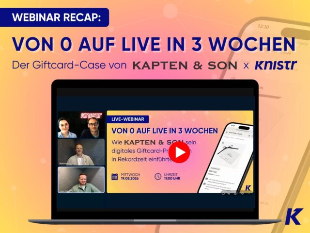 Von 0 auf live in 3 Wochen: 5 Learnings aus dem Giftcard-Proekt von Kapten & Son